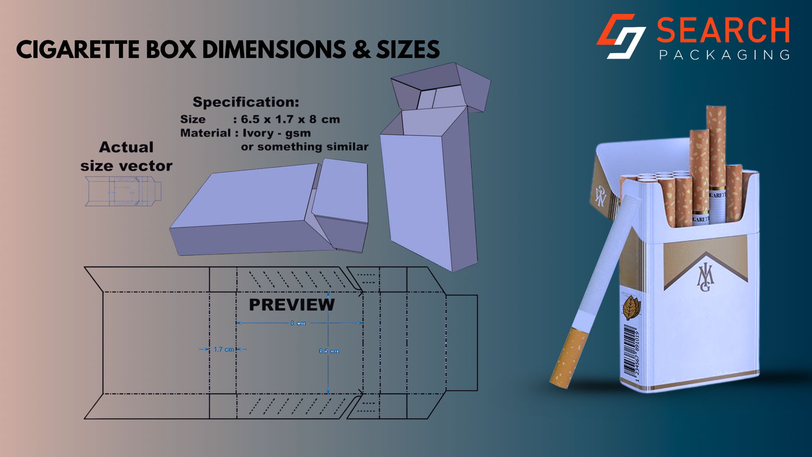 Cigarette Box Dimensions Understanding Sizes, Standards, and Custom Options